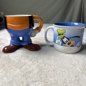 Disney Parks Goofy Pants Bottom Legs Mug Set Of 2 Walt Disney World